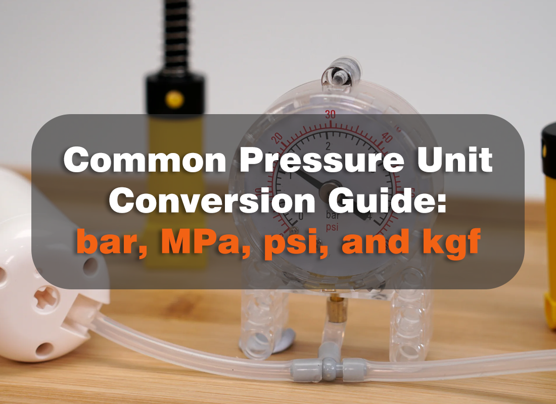 Common Pressure Unit Conversion Guide: bar, MPa, psi, and kgf