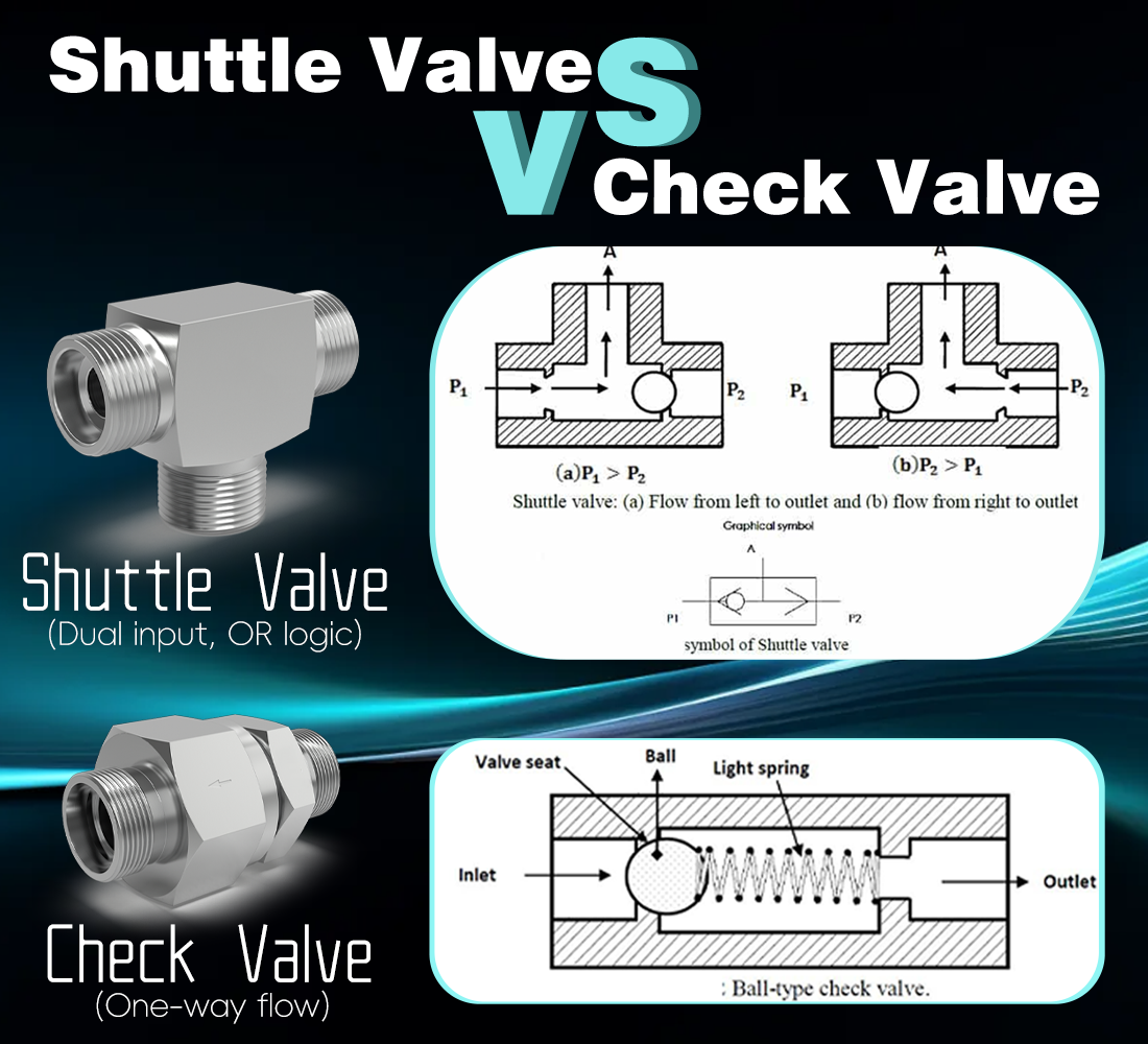 How Does a Shuttle Valve Work in Pneumatic Systems?cid=861