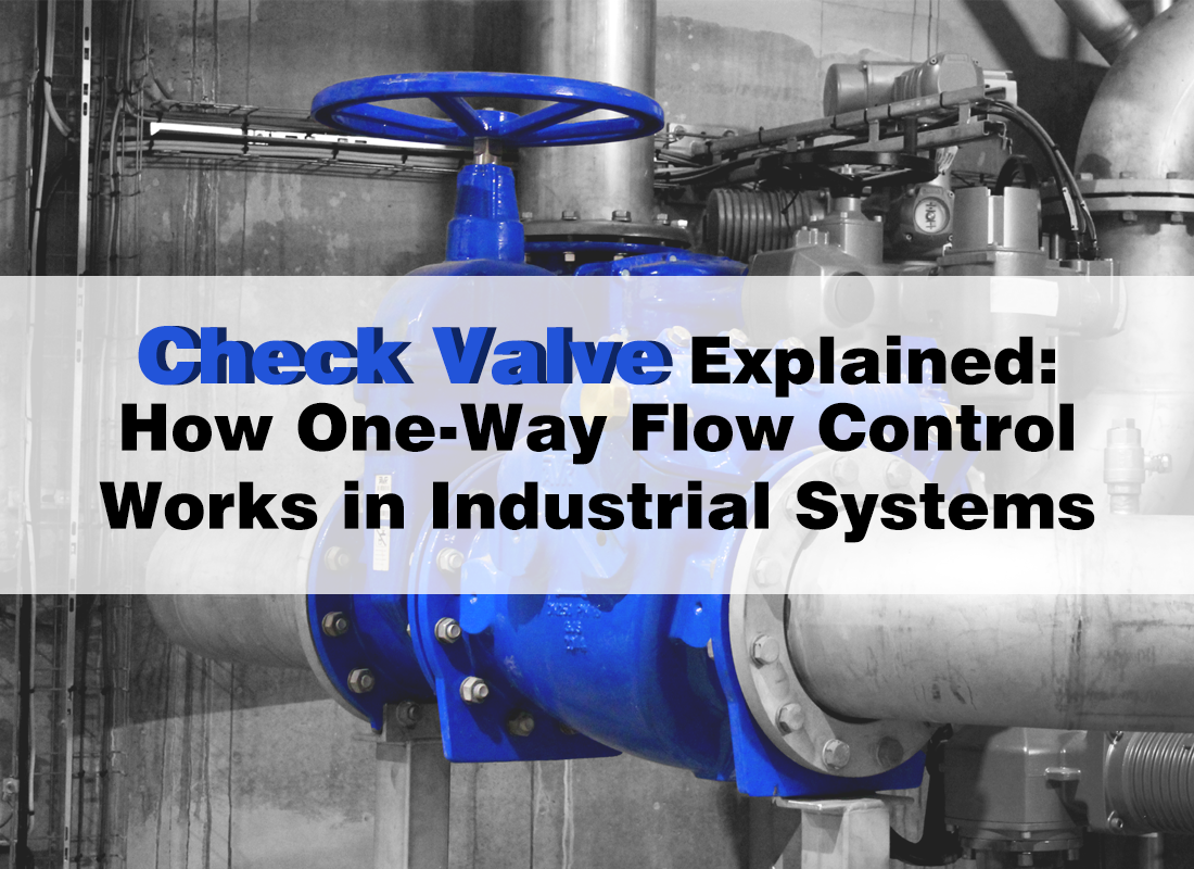 Check Valve Explained: How One-Way Flow Control Works in Industrial Systems