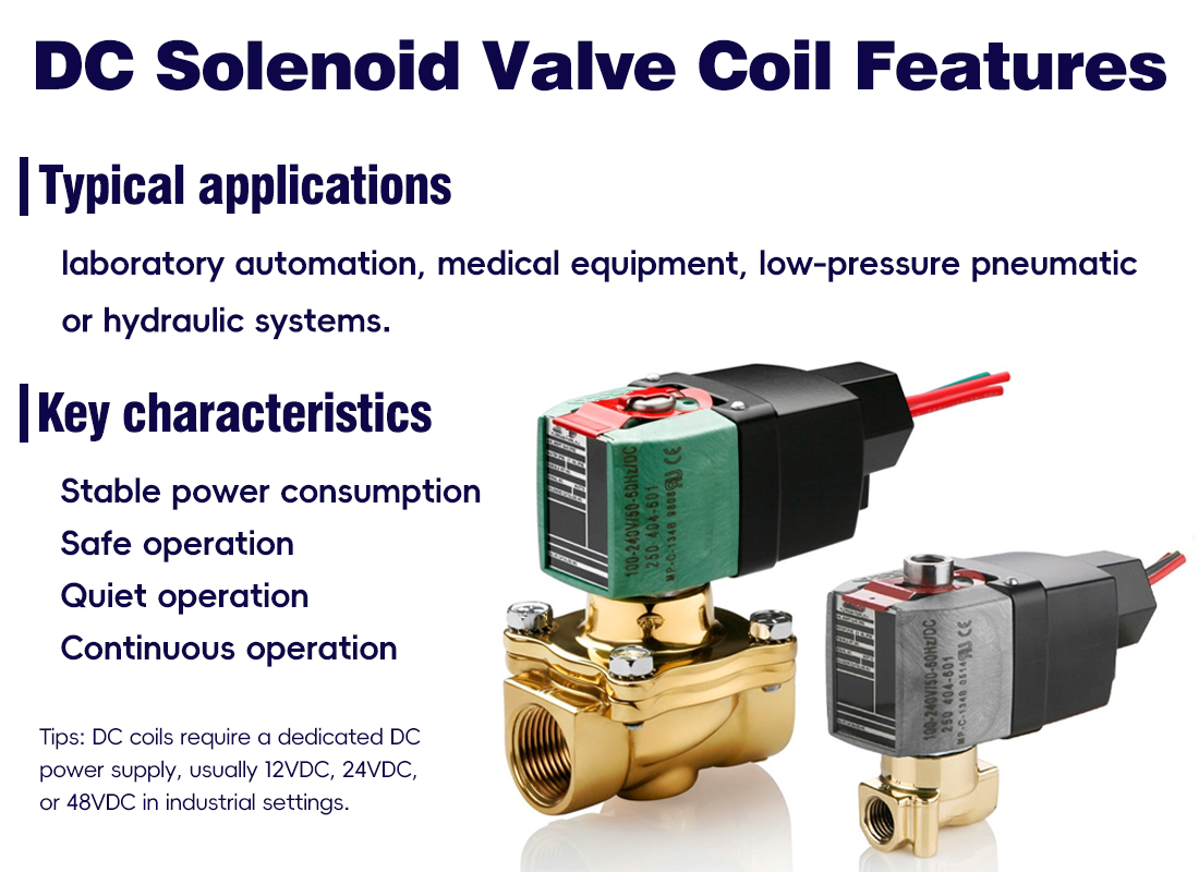 Should You Choose DC or AC Solenoid Valve Coils? Features and Selection Guide