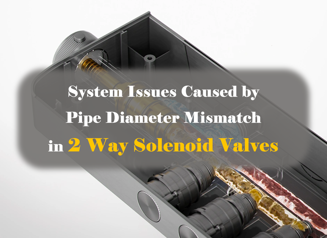 System Issues Caused by Pipe Diameter Mismatch in 2 Way Solenoid Valves