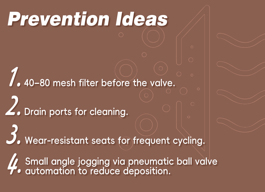 Influence of Fine Particles on the Sealing Surface of Pneumatic Ball Valve