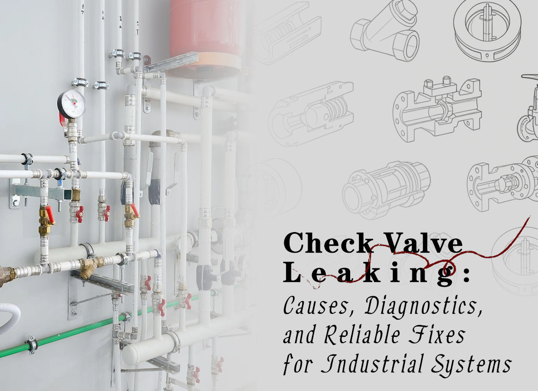 Check Valve Leaking: Causes, Diagnostics, and Reliable Fixes for Industrial Systems