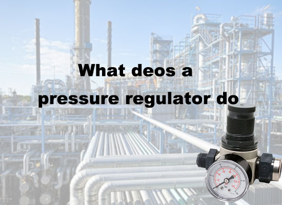 What deos a pressure regulator do