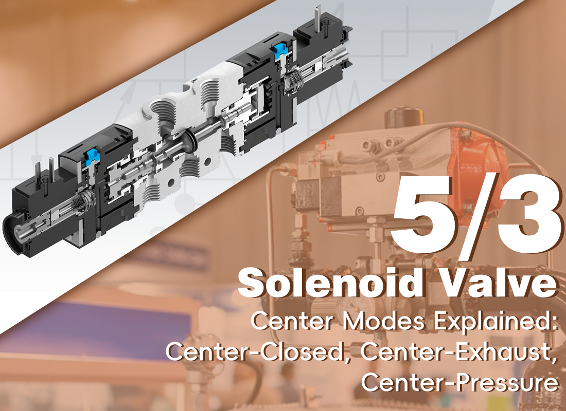 5/3 Solenoid Valve Center Modes Explained: Center-Closed, Center-Exhaust & Center-Pressure