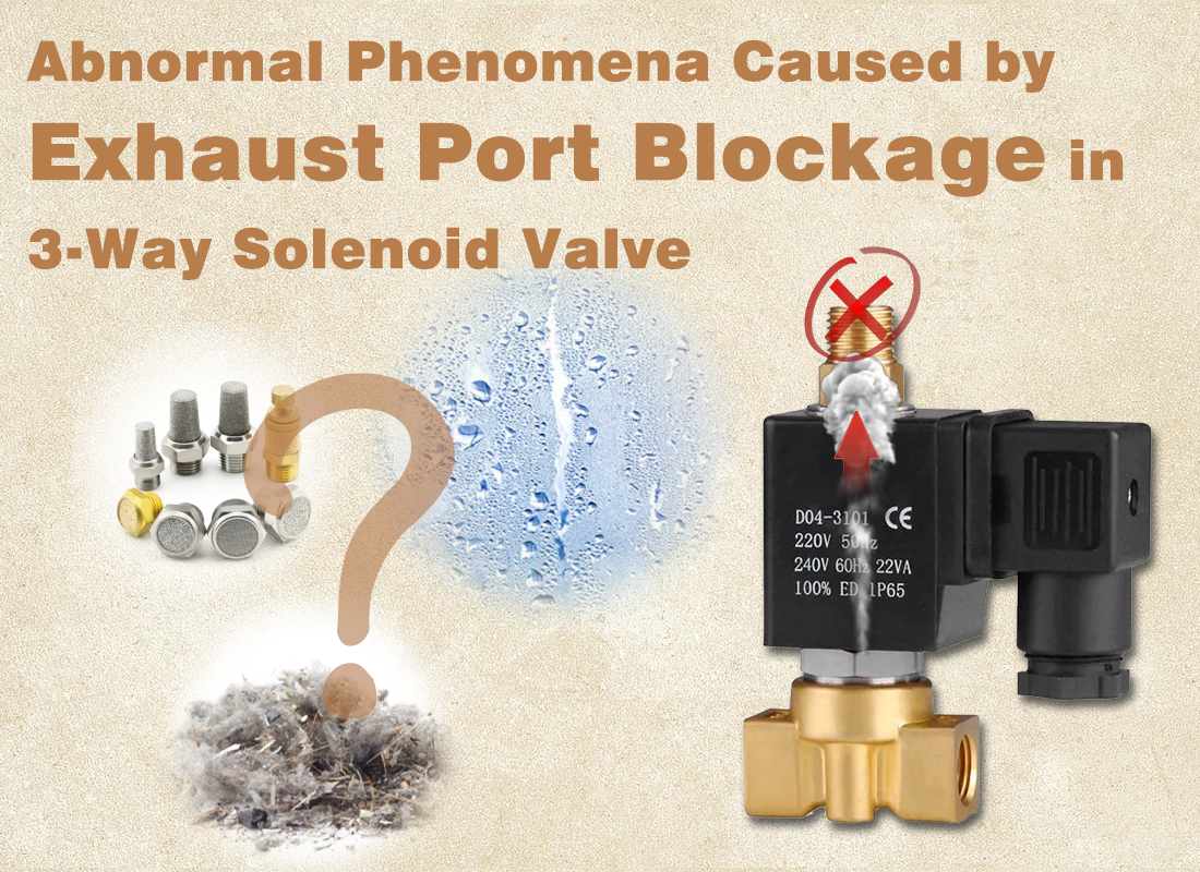 Abnormal Phenomena Caused by Exhaust Port Blockage in 3-Way Solenoid Valve