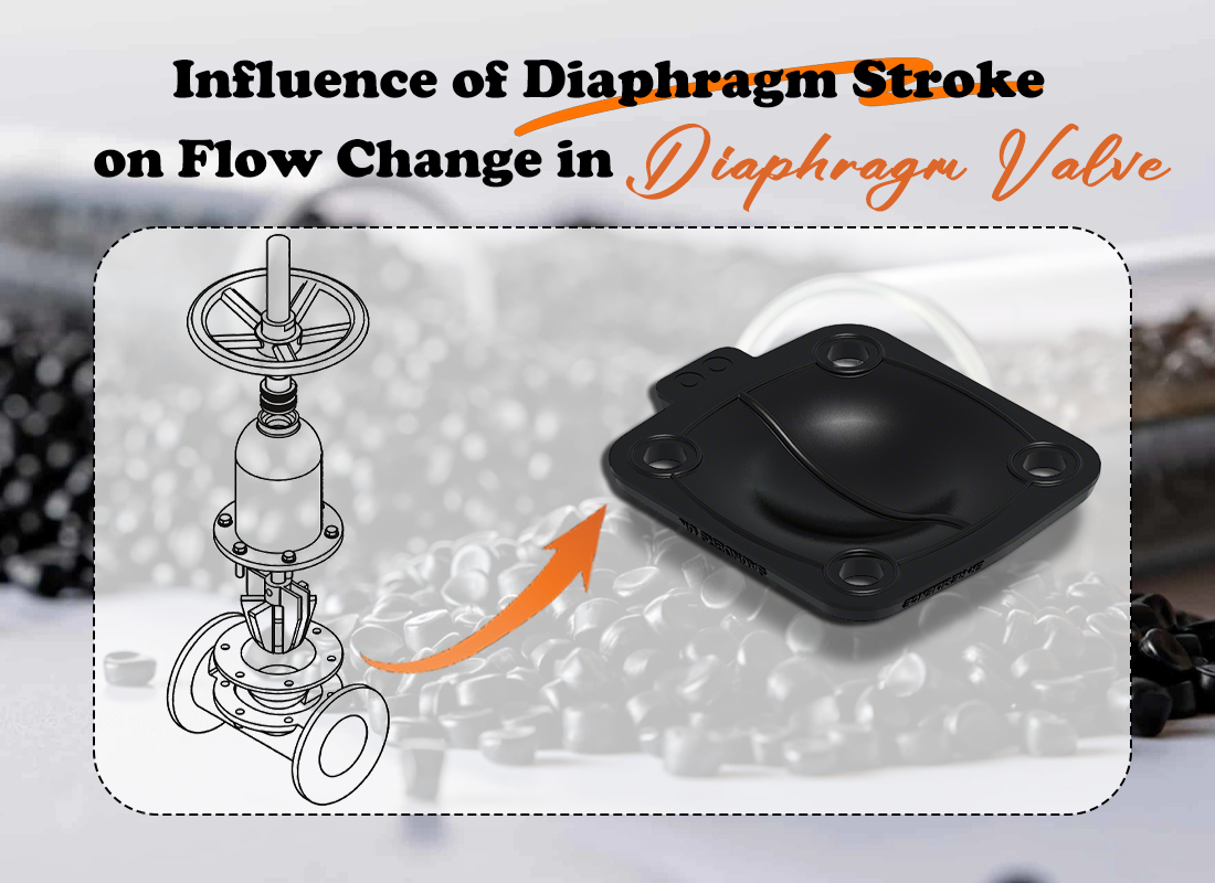 Influence of Diaphragm Stroke on Flow Change in Diaphragm Valve