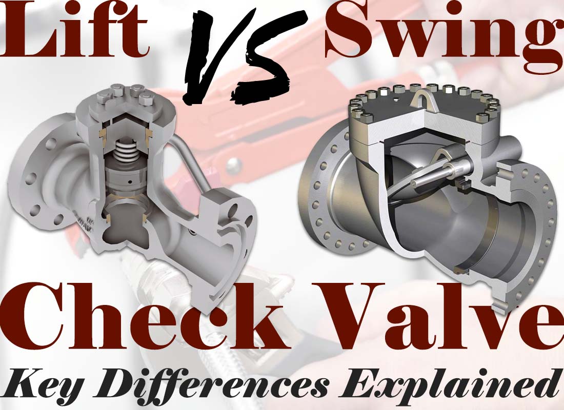 Swing vs Lift Check Valve: Key Differences Explained